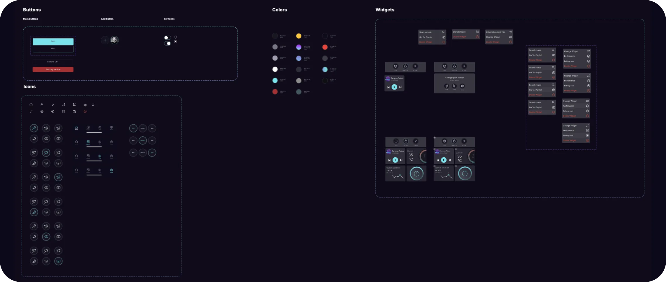 Control Car UI Kit 2