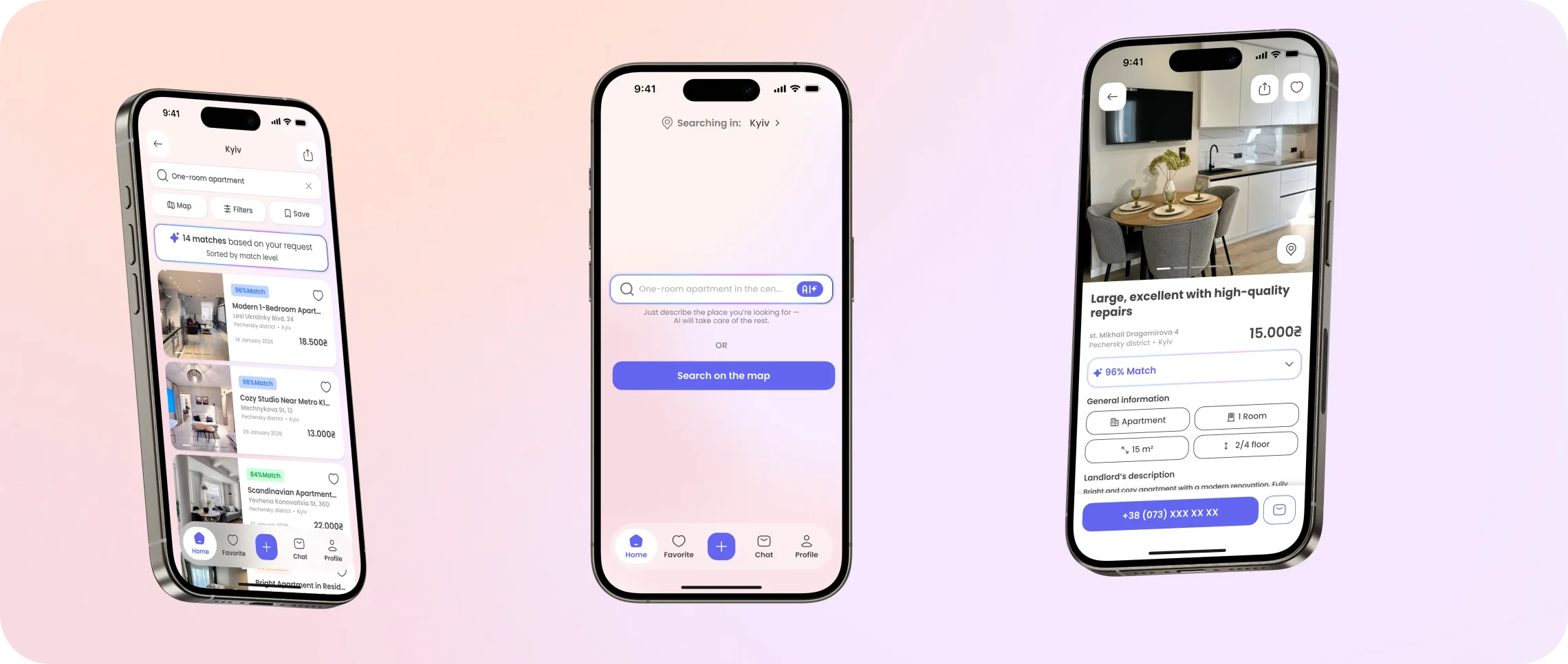 Vdoma AI Startup Mockup 1
